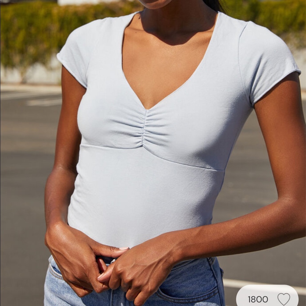 Blue Brandy Melville Gina Top